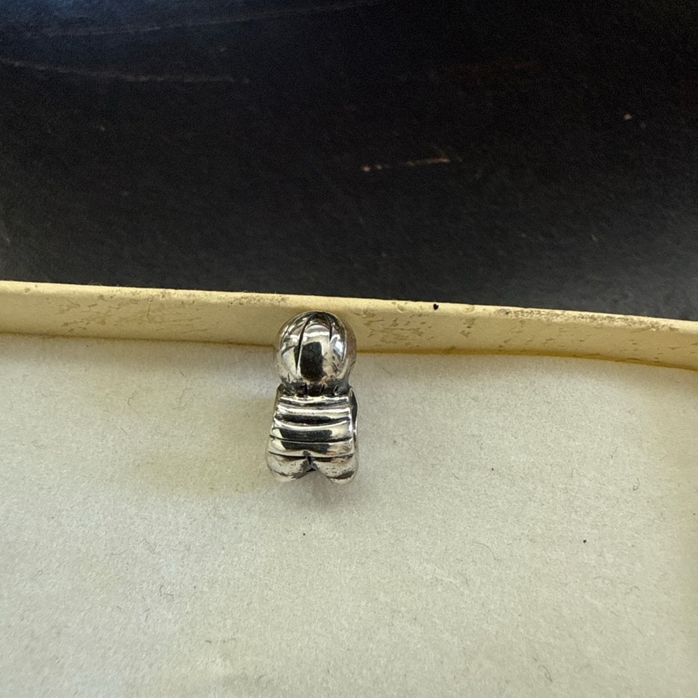 Chamilia Charm sterling silver Soccer Player Ball Boy bracelet - Picture 2 of 5